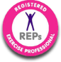 Registered Exercise Professional REPs logo.
